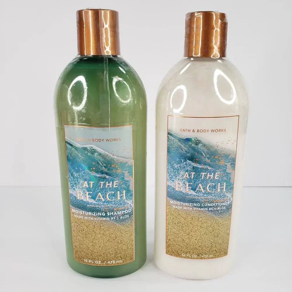 Bath & Body Works AT THE BEACH Shampoo & Conditioner Full Size Set